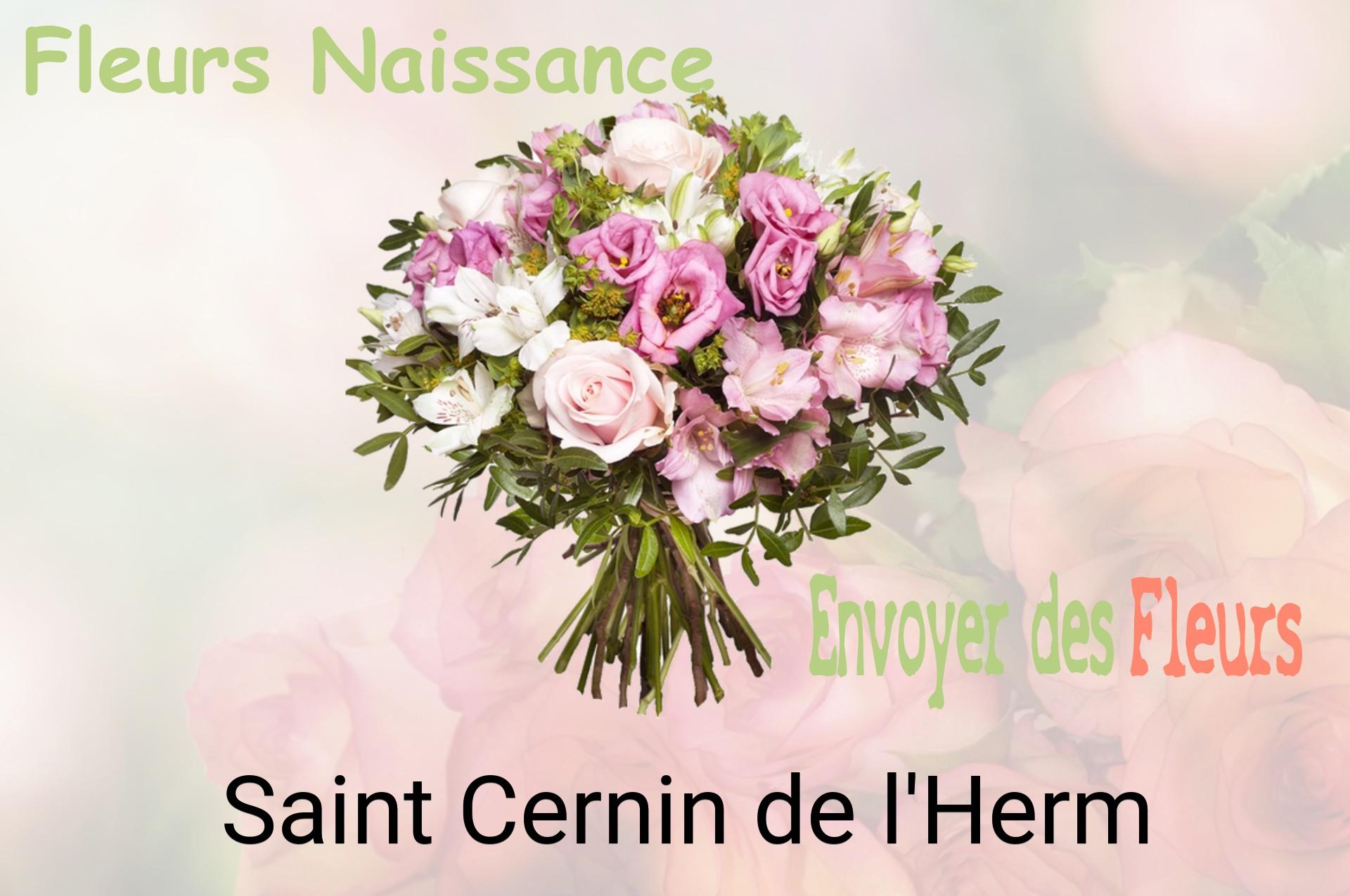 Bouquet de fleurs de naissance livré à Saint-Cernin-de-l'Herm