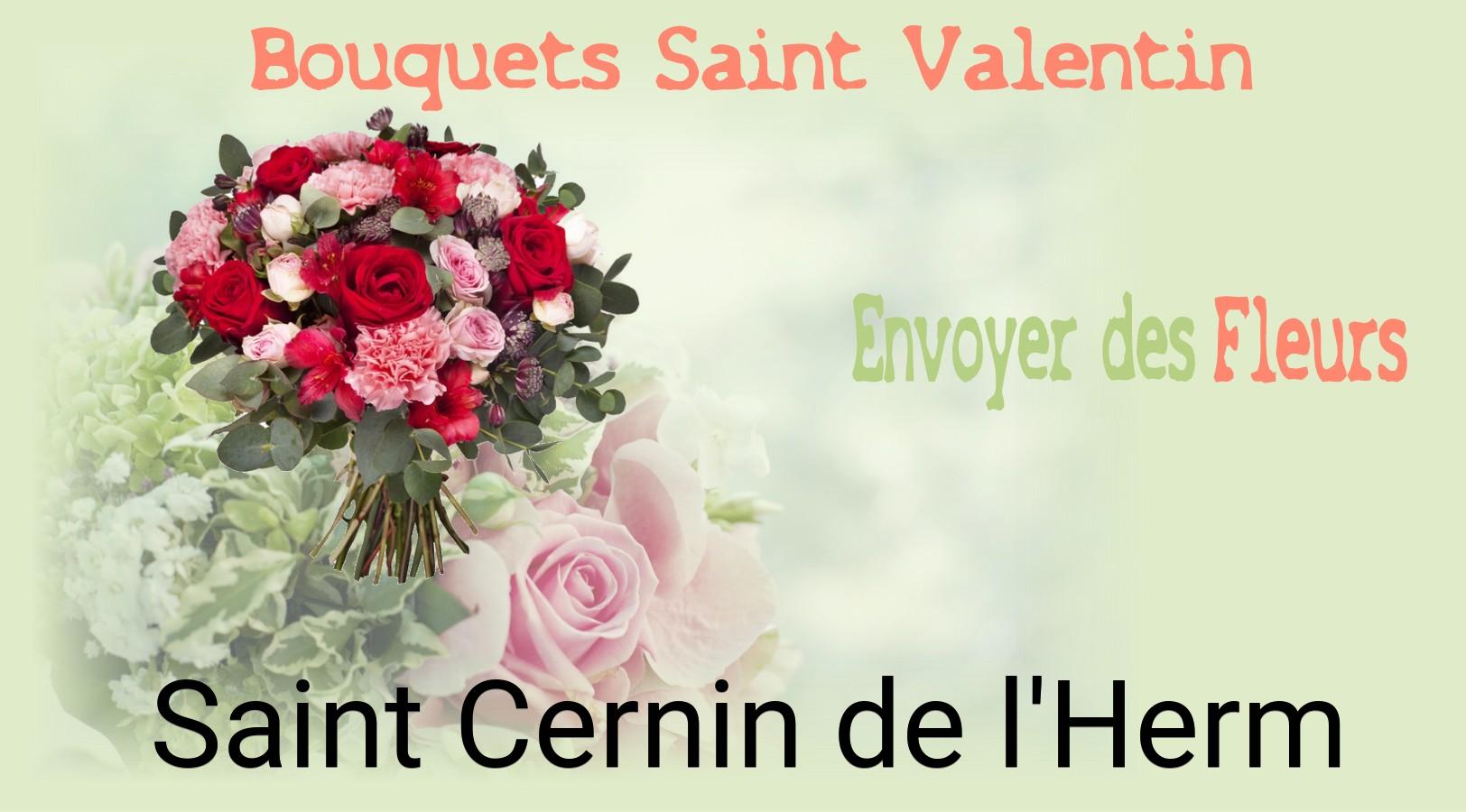 Roses de Saint-Valentin livrées à Saint-Cernin-de-l'Herm